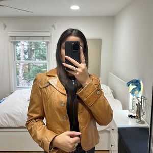 Ross Disera Vintage Italian Leather Jacket